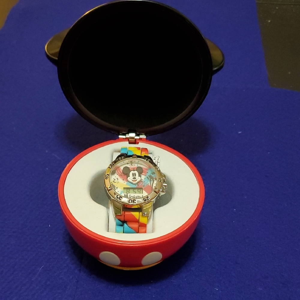 Colorful Mickey Mouse Watch
